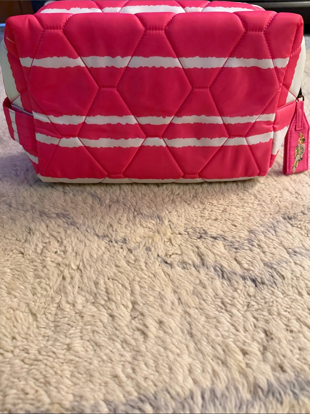 lug magenta stripe Bumper Cosmetic Case - Picture 3 of 7